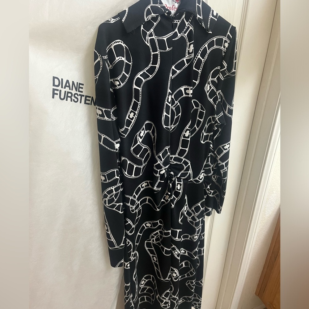DVF Briony Dress Movie Chain Print